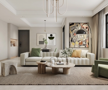 Modern A Living Room-ID:293222907