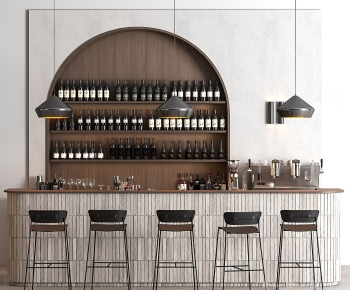 Modern Industrial Style Counter Bar-ID:873991015