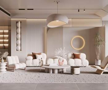 Wabi-sabi Style A Living Room-ID:949982888