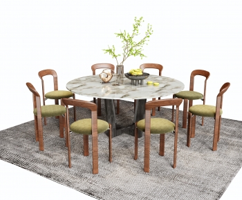 Modern Dining Table And Chairs-ID:499655018
