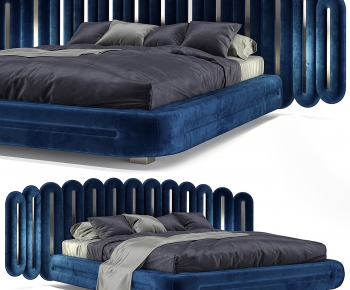 Modern Double Bed-ID:919152022