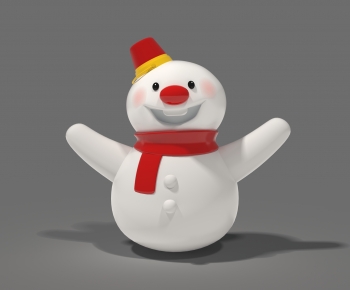 现代雪人玩具公仔-ID:209808113