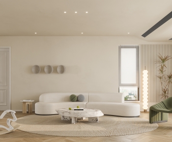 Wabi-sabi Style A Living Room-ID:923357013