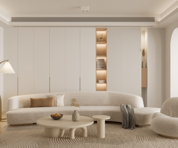 Wabi-sabi Style A Living Room-ID:206737045