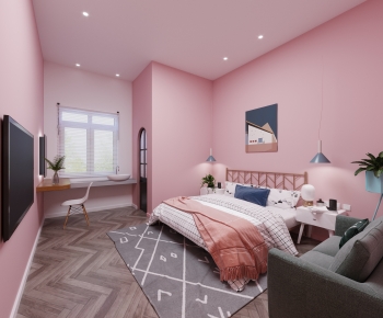 Nordic Style Bedroom-ID:199996957