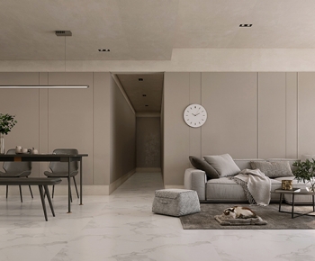 Modern A Living Room-ID:684541946