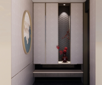 New Chinese Style Hallway-ID:136559963