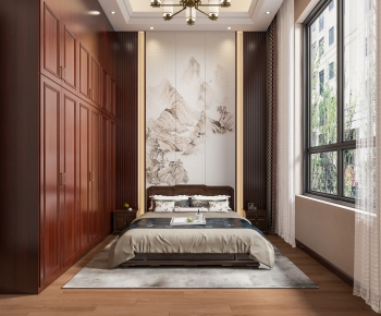 Chinese Style Bedroom-ID:796000966