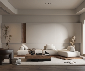 Wabi-sabi Style A Living Room-ID:443095925