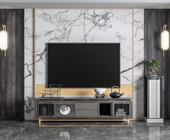 New Chinese Style TV Cabinet-ID:772465945