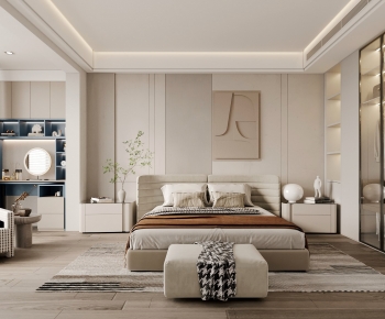 Modern Wabi-sabi Style Bedroom-ID:172718054