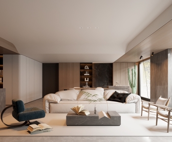 Modern Wabi-sabi Style A Living Room-ID:480680558