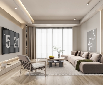 Modern A Living Room-ID:409259897