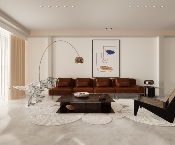 Wabi-sabi Style A Living Room-ID:821711066