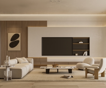 Wabi-sabi Style A Living Room-ID:341053015