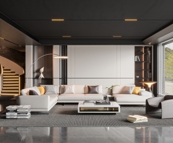 Modern A Living Room-ID:182116032