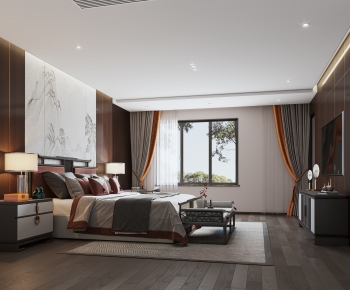 New Chinese Style Bedroom-ID:477233894