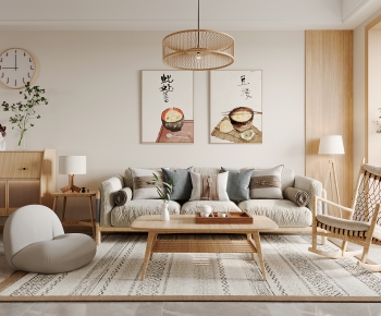 Japanese Style A Living Room-ID:847095013