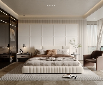 Wabi-sabi Style Bedroom-ID:306806092