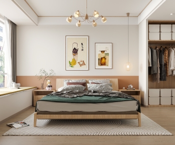 Japanese Style Bedroom-ID:122819902