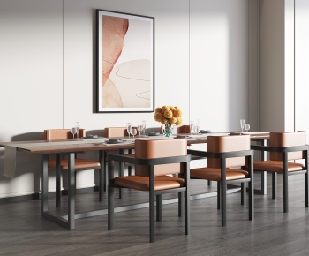 Modern Dining Table And Chairs-ID:358588933