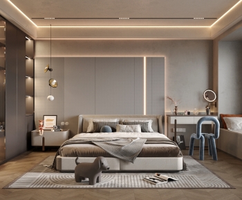 Wabi-sabi Style Bedroom-ID:467765094