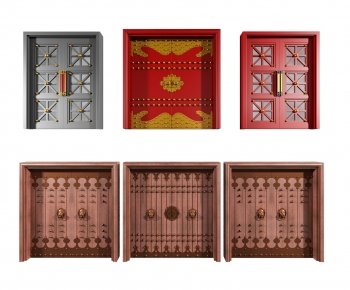 Chinese Style Double Door-ID:526518811