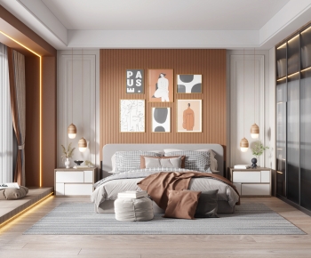 Nordic Style Bedroom-ID:998509882