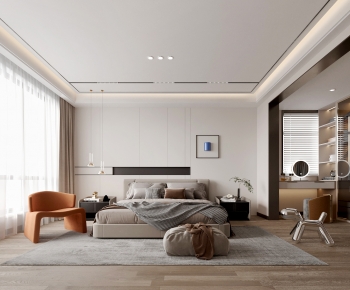 Modern Wabi-sabi Style Bedroom-ID:473532925
