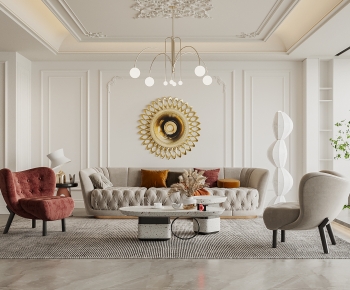 French Style A Living Room-ID:275891079