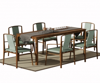 New Chinese Style Dining Table And Chairs-ID:978107936