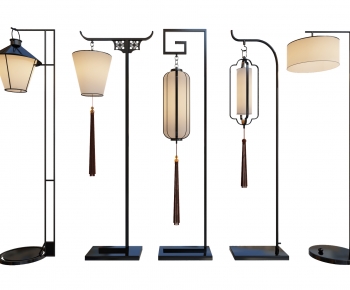 New Chinese Style Floor Lamp-ID:100239043