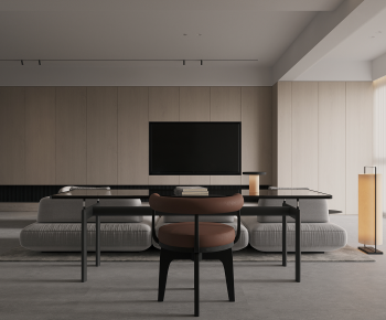 Modern Wabi-sabi Style A Living Room-ID:968046901