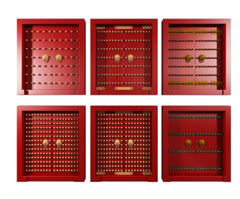 Chinese Style Double Door-ID:935581929