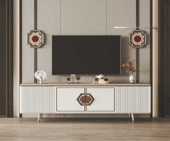 New Chinese Style TV Cabinet-ID:523911006
