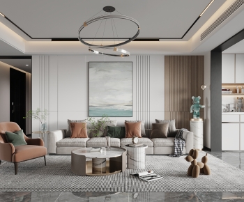 Modern A Living Room-ID:130105979