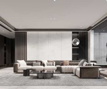 Modern A Living Room-ID:747613912
