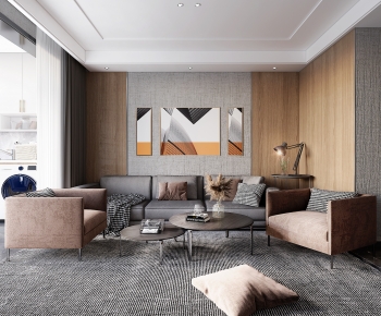 Modern A Living Room-ID:854657892