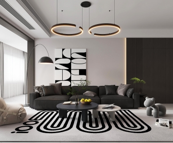 Modern A Living Room-ID:868618974
