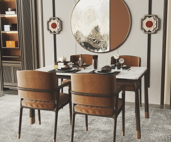 New Chinese Style Dining Table And Chairs-ID:920538943