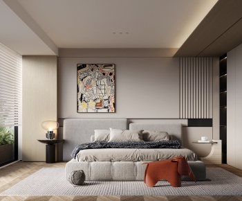 Modern Wabi-sabi Style Bedroom-ID:559118993