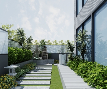 Modern Courtyard/landscape-ID:739943987
