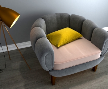 Nordic Style Single Sofa-ID:501557111
