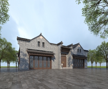 Chinese Style Facade Element-ID:370070935
