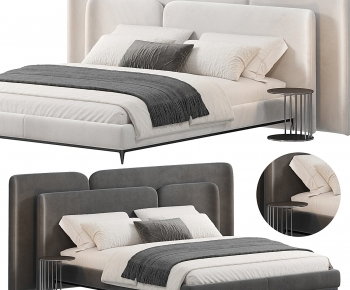 Modern Double Bed-ID:591950451