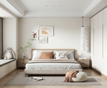 Modern Nordic Style Bedroom-ID:650847917