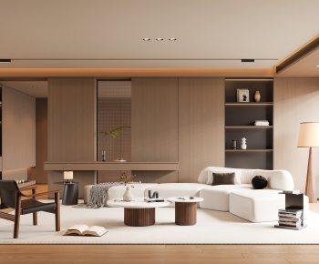 Wabi-sabi Style A Living Room-ID:431633006