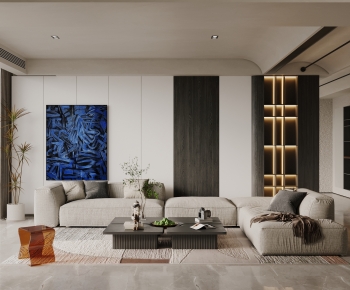 Wabi-sabi Style A Living Room-ID:335201031