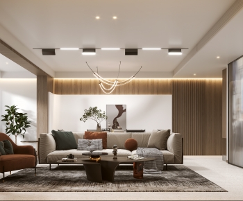 Modern A Living Room-ID:242643123