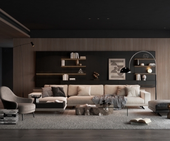 Modern A Living Room-ID:943615912